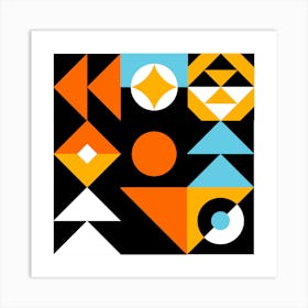 Geometric Shapes 8 Art Print