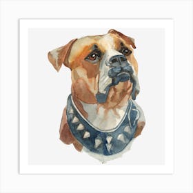 The American Bulldog Art Print