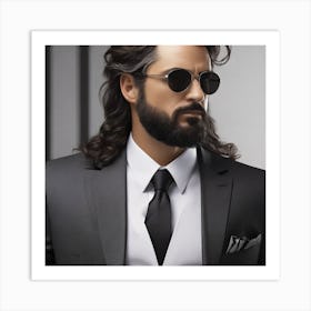 Man In A Suit Art Print