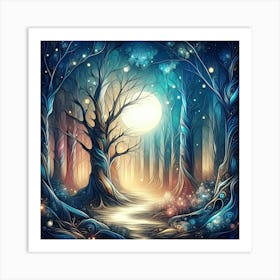 Moonlit Magic 10 Art Print