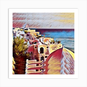 Santorini Art Print