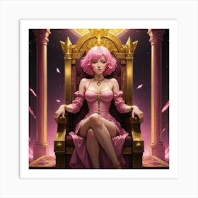 Rosy royal Art Print