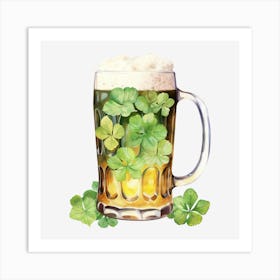 St Patrick'S Day Beer 1 Art Print