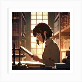 The Young Librarian 76 Art Print