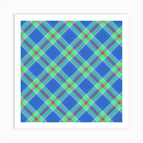 Plaid Pattern 8 Art Print