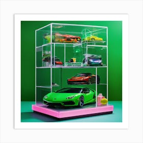 Toy Car Display Art Print