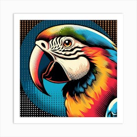 Pop Parrot 3 Art Print