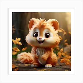 Cute Teddy Bear 14 Art Print