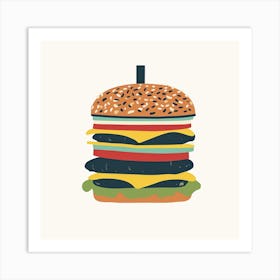 American Burger (20) Art Print