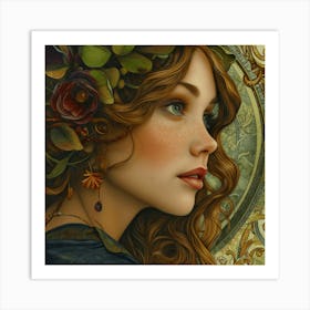 Portrait Of A Woman Art Print