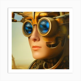 Robot Woman 1 Art Print