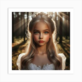 Fairytale Girl 3 Art Print