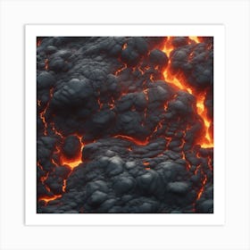 Lava Flow 37 Art Print