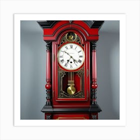 Antiguo Reloj De Pendulo Art Print