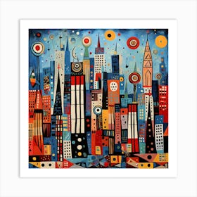 Cityscape 3 Art Print