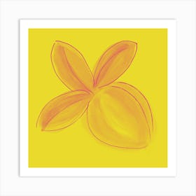 Lemon Yellow Bright 1 Art Print