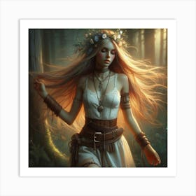 Elven Girl 7 Art Print