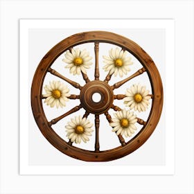 Daisy Wheel Art Print