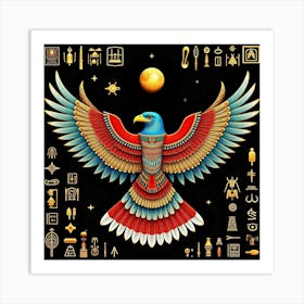 Egyptian Eagle Art Print