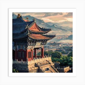 Chinese Architecture Art Print