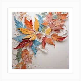 Autumn Leaves Art Print