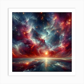 Cosmic Whirl 5 Art Print