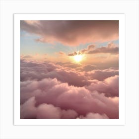 Pink Clouds Art Print