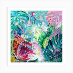 Tropical Laef Art Print