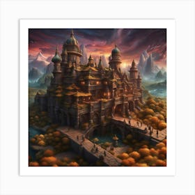 Fantasy Castle 1 Art Print