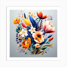 Floral Bouquet Art Print