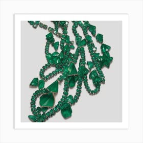 Emerald Necklace Art Print