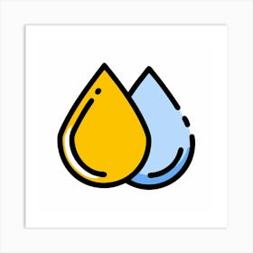 Water Drop Icon 3 Poster