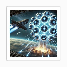 High Yield Plasma Bombs Converted Art Print