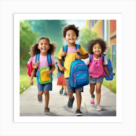 Back To School Art Print