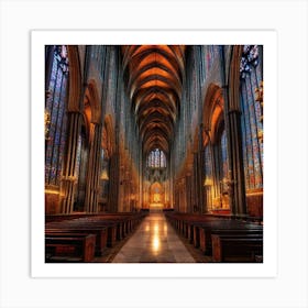 Cathedral Of Paris Art Print