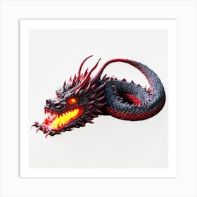 Red Dragon 4 Art Print