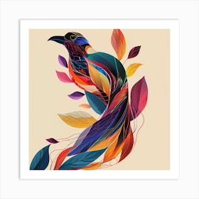 Colorful Bird - city wall art, colorful wall art, home decor, minimal art, modern wall art, wall art, wall decoration, wall print colourful wall art, decor wall art, digital art, digital art download, interior wall art, downloadable art, eclectic wall, fantasy wall art, home decoration, home decor wall, printable art, printable wall art, wall art prints, artistic expression, contemporary, modern art print, Art Print