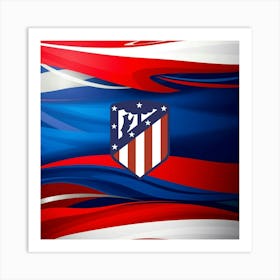 Atlético de Madrid Logo Wall Art 14 Art Print