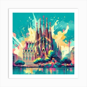 Sagrada Familia Barcelona 3 Art Print