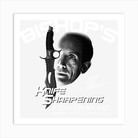 Bishop S Knife Sharpening Service Art Print