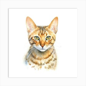 Ocicat Cat Portrait 2 Art Print