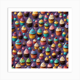 Cupcakes 5 Art Print