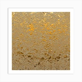 Orange Aluminum Foil Art Print