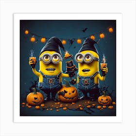 Halloween Minion 2 Art Print