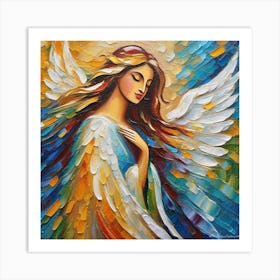 Angel Painting 5 Art Print