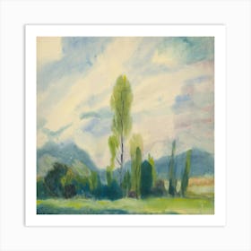 Landscape Below The Low Tatras By Zolo Palugyay Art Print