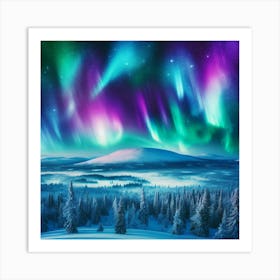 Aurora Borealis 218 Art Print