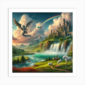 Fairytale Castle 3 Art Print