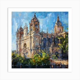 Cathedral Of Santa Cruz Art Print