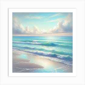 Seascape Painting 2 Art Print